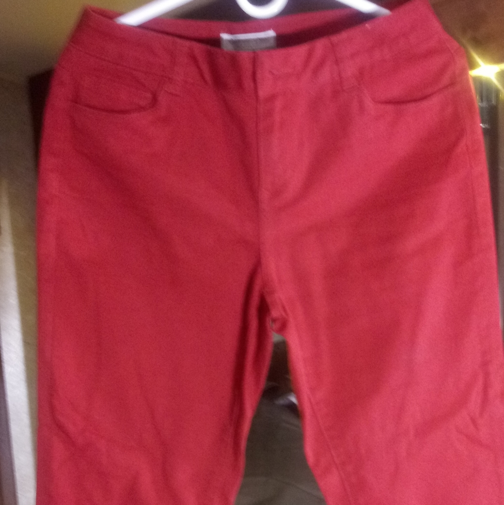 Red coldwater creek jeans